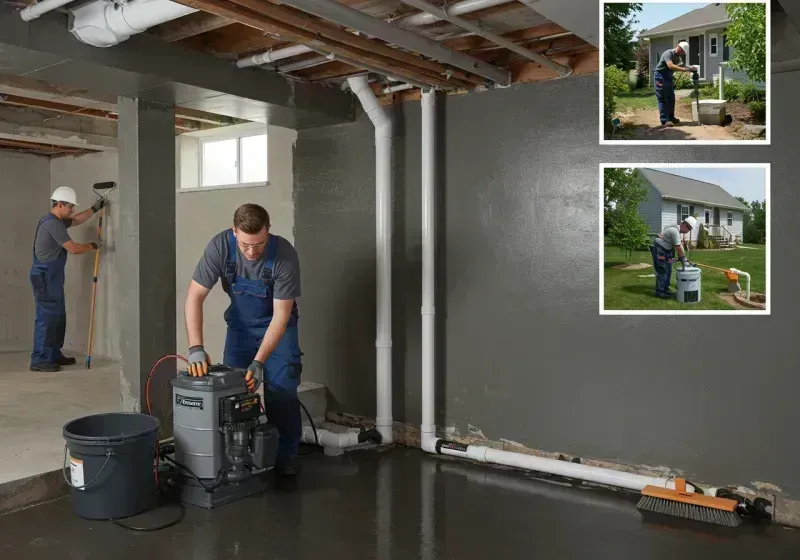 Basement Waterproofing and Flood Prevention process in Gainesville, MO